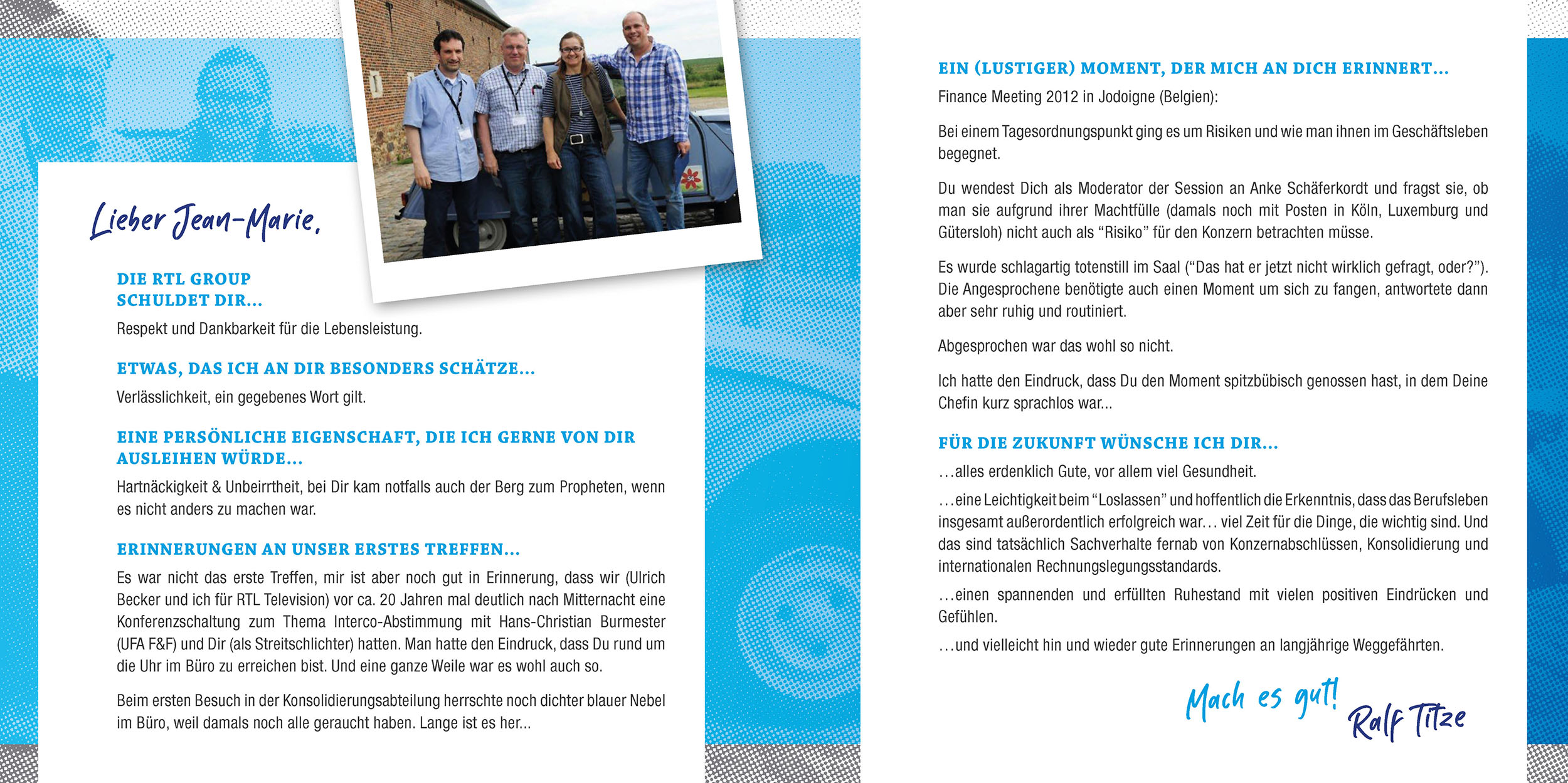 Farewell Book JMB Internal spread